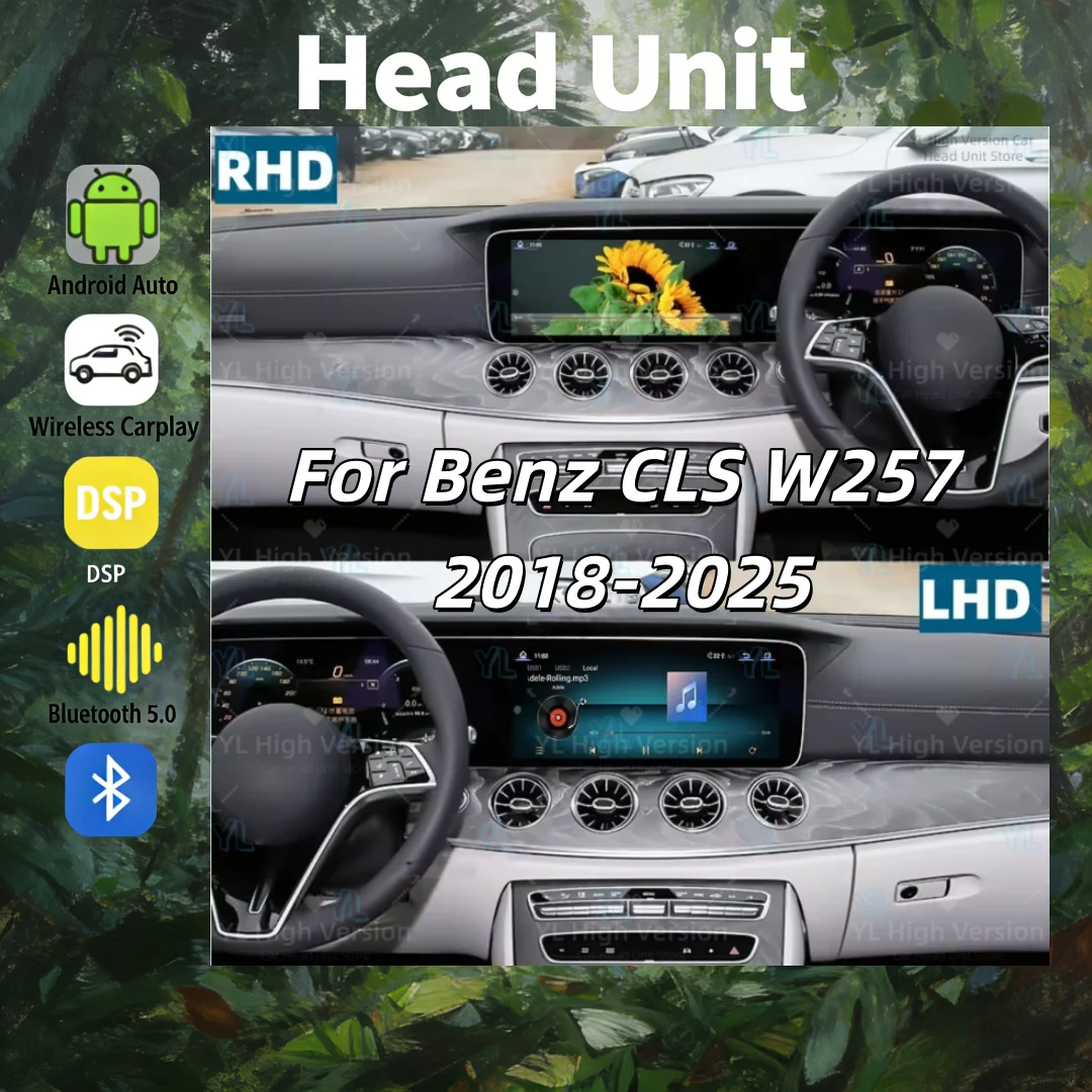 Dual Screen Wireless Carplay Android Auto Car Multimedia Player for Mercedes Benz CLS W257 2018-2025 GPS Navigation Head Unit 4G
Dual Screen Wireless Carplay Android Auto Car Multimedia Player for Mercedes Benz CLS W257 2018-2025 GPS Navigation Head Unit 4G