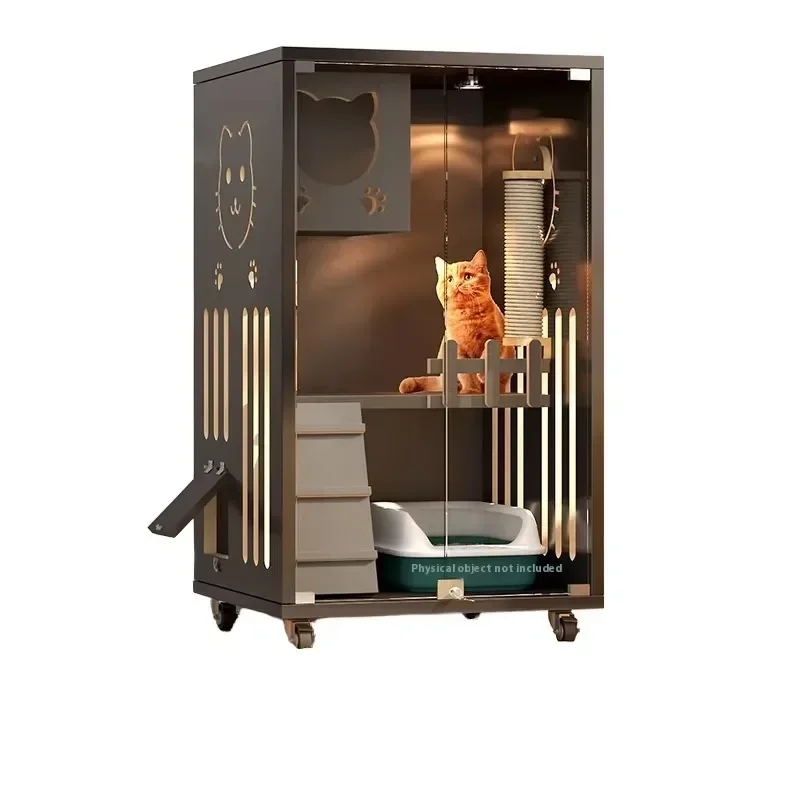Solid Wood Cat Cabinet Winter-Appropriate Indoor Button Closure Cat House Animal Pattern Tanning Cats Dogs Outdoor Living
Solid Wood Cat Cabinet Winter-Appropriate Indoor Button Closure Cat House Animal Pattern Tanning Cats Dogs Outdoor Living