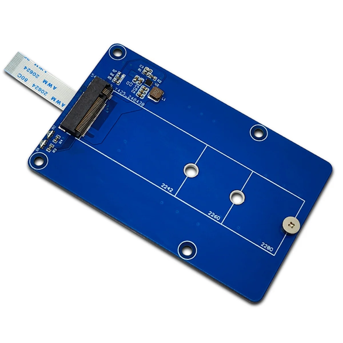 T07C-PCIe to M.2 NVMe SSD Adapter Board for Pi5 Raspberry Pi 5 Supports 2242/2260/2280 NVME M2 SSD
T07C-PCIe to M.2 NVMe SSD Adapter Board for Pi5 Raspberry Pi 5 Supports 2242/2260/2280 NVME M2 SSD