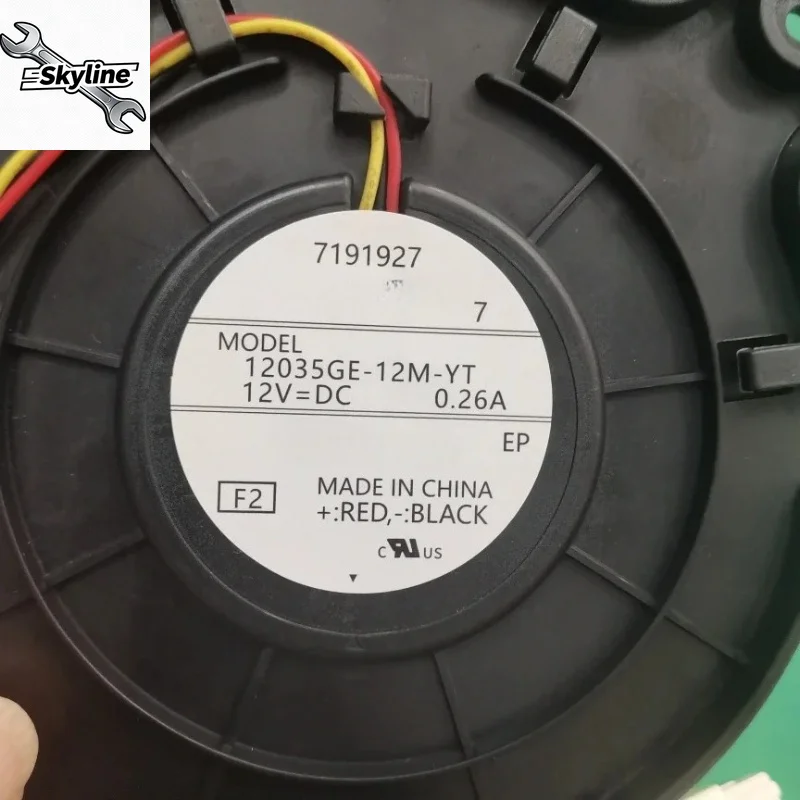 1pcs NEW for DC 12V 0.26A 12035GE-12M-YT F3 3-wire Server Cooler Fan
1pcs NEW for DC 12V 0.26A 12035GE-12M-YT F3 3-wire Server Cooler Fan