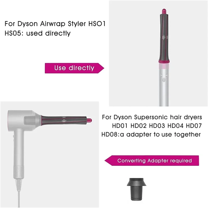 Длинная насадка для бигуди A20F-20 мм для фена Dyson Airwrap Styler, набор инструментов для бигуди с адаптером, аксессуары
Длинная насадка для бигуди A20F-20 мм для фена Dyson Airwrap Styler, набор инструментов для бигуди с адаптером, аксессуары