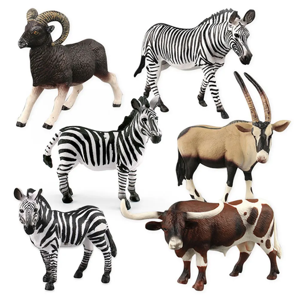 Simulation Ranch Animal Figurine Poultry Antelope Zebra Pan Sheep Solid Model Decor Action Figure Kids Educational Toys ZG388
Simulation Ranch Animal Figurine Poultry Antelope Zebra Pan Sheep Solid Model Decor Action Figure Kids Educational Toys ZG388