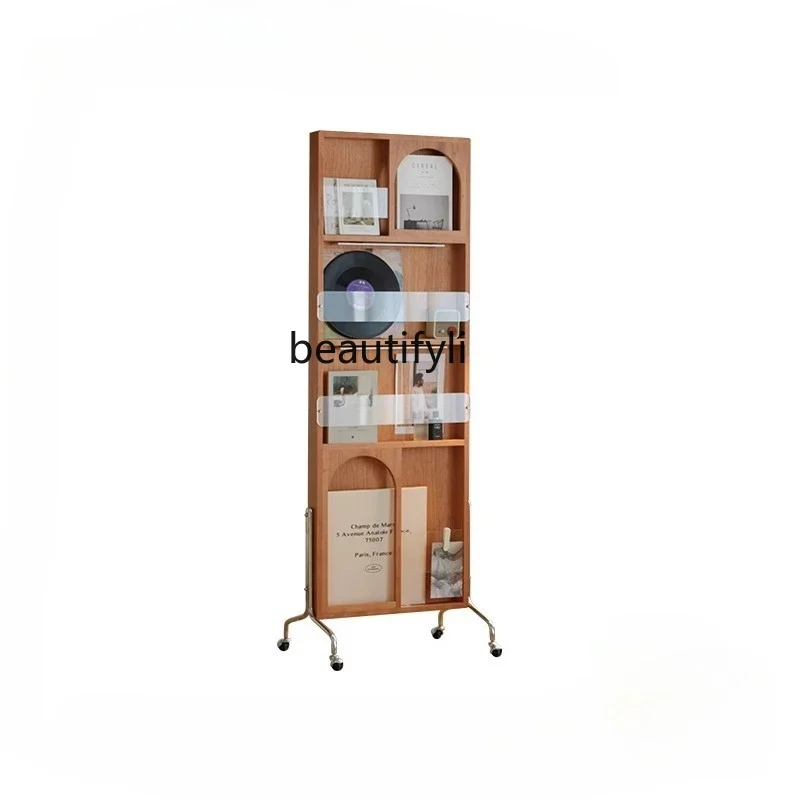 Full-length mirror removable rotating floor solid wood cherry wood retro dressing mirror bookshelf9344
Full-length mirror removable rotating floor solid wood cherry wood retro dressing mirror bookshelf9344