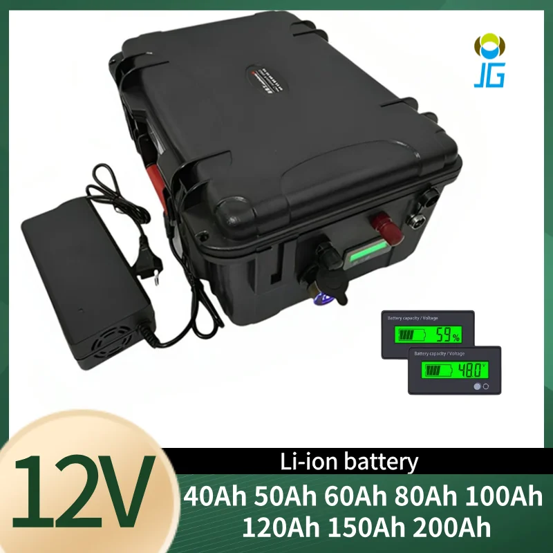 waterproof 12v 80Ah 100ah 60Ah 150Ah lithium battery 12v 200ah li ion for Trolling Motor Fishing Inflatable Boat camping EV
waterproof 12v 80Ah 100ah 60Ah 150Ah lithium battery 12v 200ah li ion for Trolling Motor Fishing Inflatable Boat camping EV