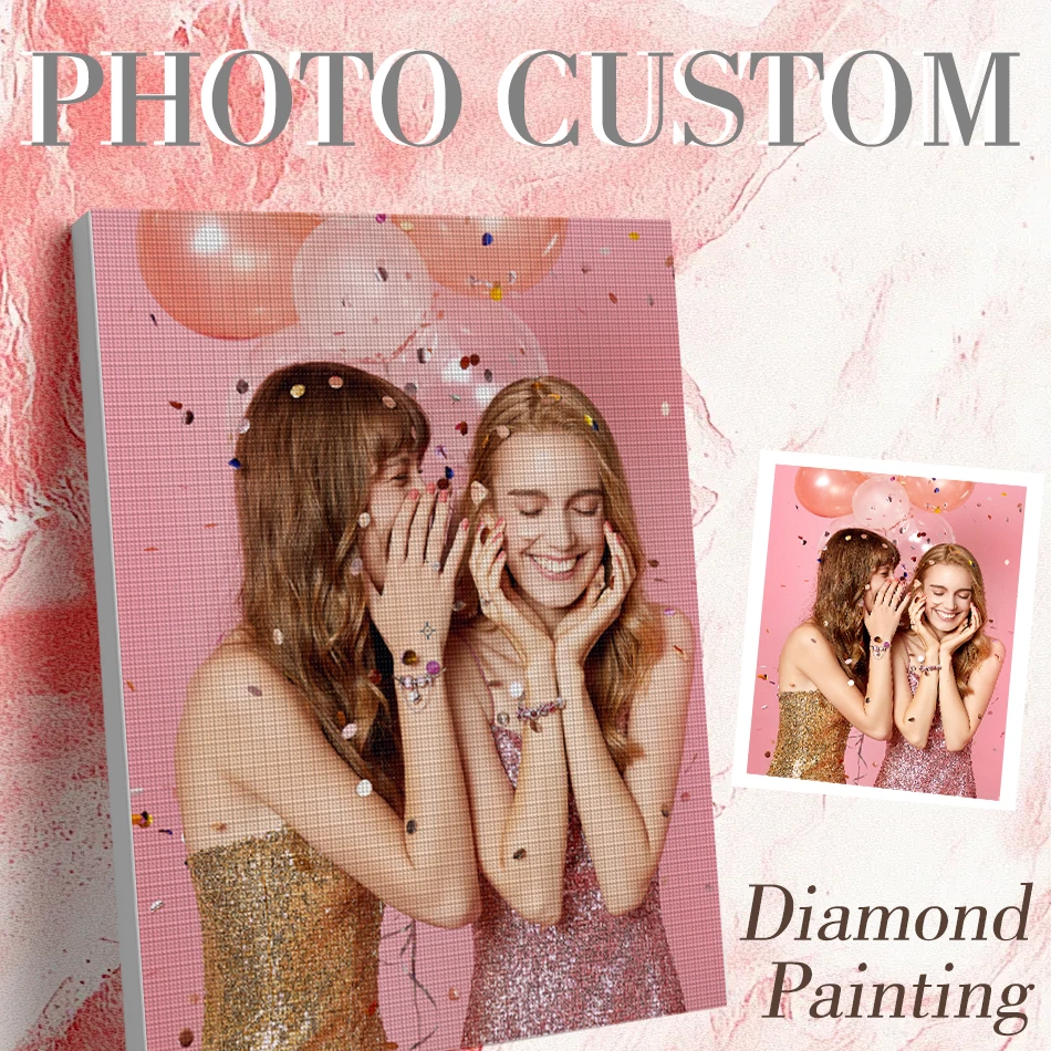 DIY Photo Custom Diamond Painting Full Square/Round Drill Cross Stitch Mosaic Diamond Embroidery Personalized Images Art Decor
DIY Photo Custom Diamond Painting Full Square/Round Drill Cross Stitch Mosaic Diamond Embroidery Personalized Images Art Decor