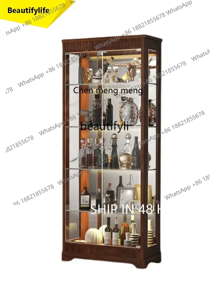 cn8350 ssSolid Wood Wine Cabinet Wall-Mounted Light Luxury Living Room Glass Door Display Cabinet European- Household Sideboard
cn8350 ssSolid Wood Wine Cabinet Wall-Mounted Light Luxury Living Room Glass Door Display Cabinet European- Household Sideboard