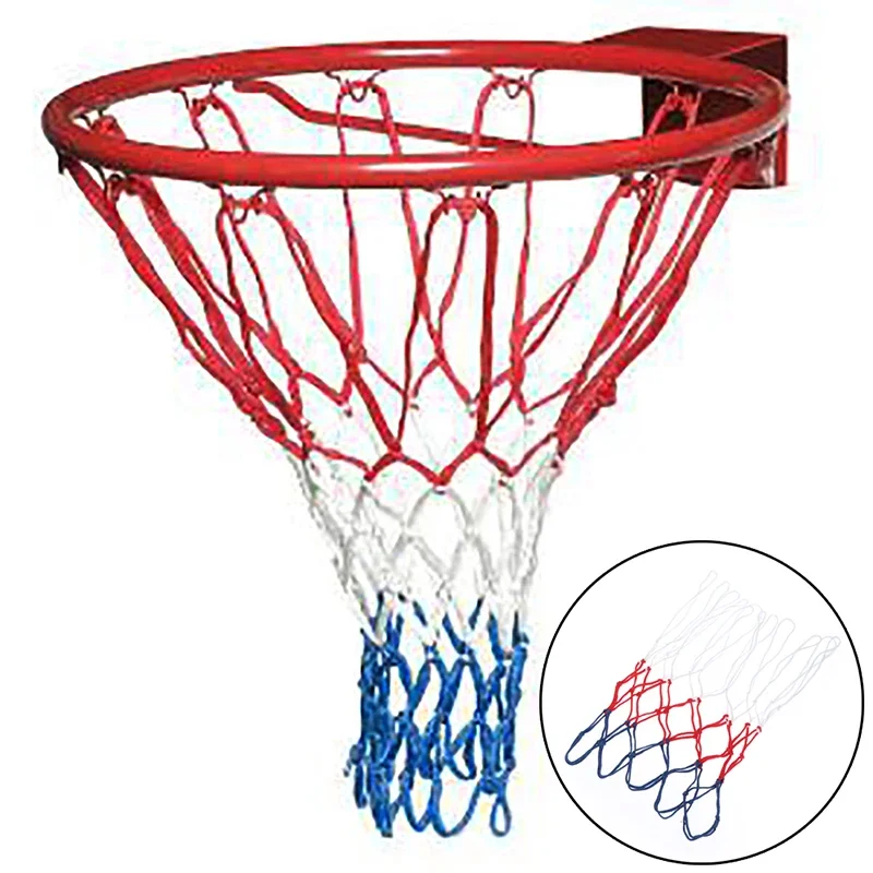 48cm Basketball Net Durable Nylon Thick Thread Tri-Color Universal Basketball Hoop Net Mesh Powered Basket Rim Net Replacement
48cm Basketball Net Durable Nylon Thick Thread Tri-Color Universal Basketball Hoop Net Mesh Powered Basket Rim Net Replacement