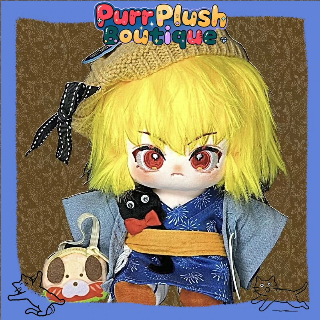 COS Anime H X H Kurapika Cartoon 20cm Stuffed Plush Doll Dress-up Cotton Doll with Skeleton Children Adults' Cute DIY Gift Toys
COS Anime H X H Kurapika Cartoon 20cm Stuffed Plush Doll Dress-up Cotton Doll with Skeleton Children Adults' Cute DIY Gift Toys