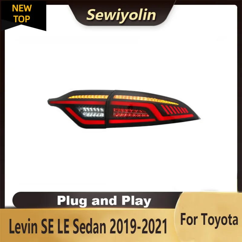 Для Toyota Levin 2019-2021 SE LE Sedan, автомобильные аксессуары, анимация, фонари заднего фонаря, Задний сигнал DRL, автомобильное подключение и воспроизведение
Для Toyota Levin 2019-2021 SE LE Sedan, автомобильные аксессуары, анимация, фонари заднего фонаря, Задний сигнал DRL, автомобильное подключение и воспроизведение