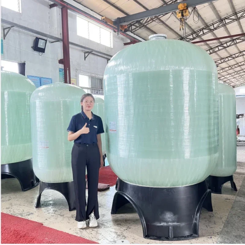 Automatic 3672 FRP/FRP Pressure Water Tank Sand Filter for Water Treatment, Including Valve Water Distributor
Automatic 3672 FRP/FRP Pressure Water Tank Sand Filter for Water Treatment, Including Valve Water Distributor