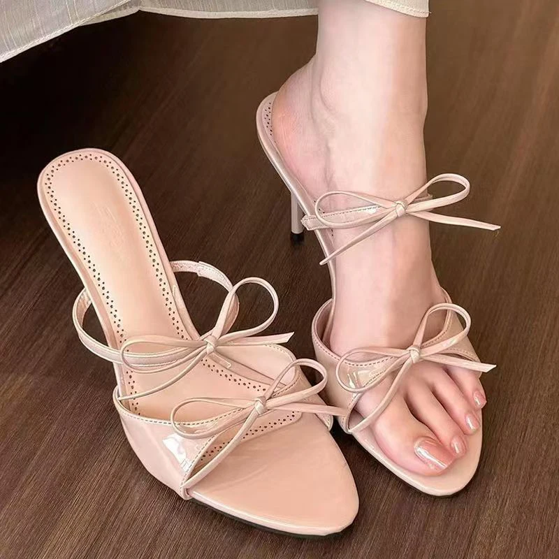 Sexy High Heels Slippers Bow Women Luxury Shoes Fashion Elegant Sandals Pumps Dress Slides Party Trend Mujer Sandalias
Sexy High Heels Slippers Bow Women Luxury Shoes Fashion Elegant Sandals Pumps Dress Slides Party Trend Mujer Sandalias