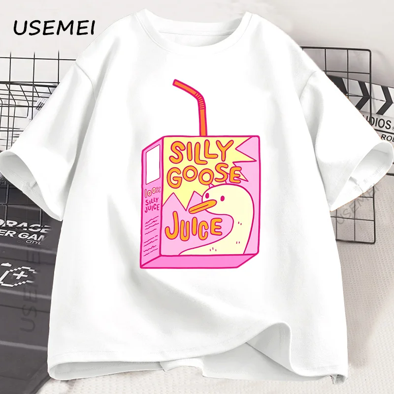 Silly Goose Juice Classic T-Shirt Men Women T Shirts High Quality Cotton Clothes Short Sleeve Crew Neck Tee Shirt Summer Top
Silly Goose Juice Classic T-Shirt Men Women T Shirts High Quality Cotton Clothes Short Sleeve Crew Neck Tee Shirt Summer Top