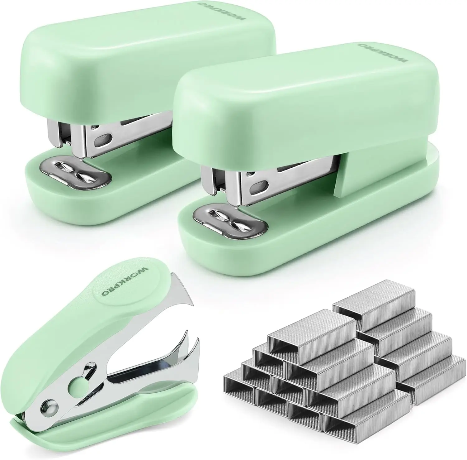 Mini Stapler Set with 2000 Staples, Cute Desk Stapler, Non-Slip Base, Lock Design, Portable
Mini Stapler Set with 2000 Staples, Cute Desk Stapler, Non-Slip Base, Lock Design, Portable