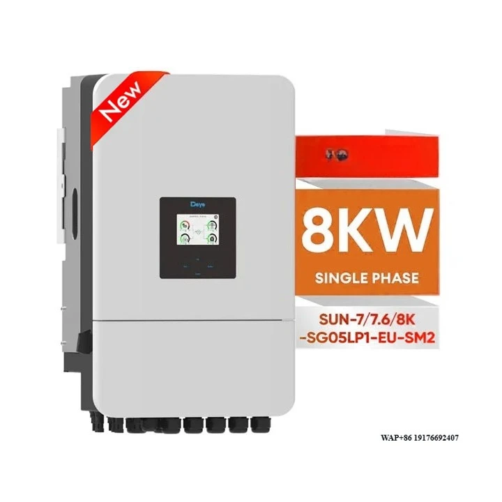 Solar Hybrid Inverter 8KW 220V 240V Deye Hybrid Inverter Wifi Residential Solar Energy Storage Inverter
Solar Hybrid Inverter 8KW 220V 240V Deye Hybrid Inverter Wifi Residential Solar Energy Storage Inverter
