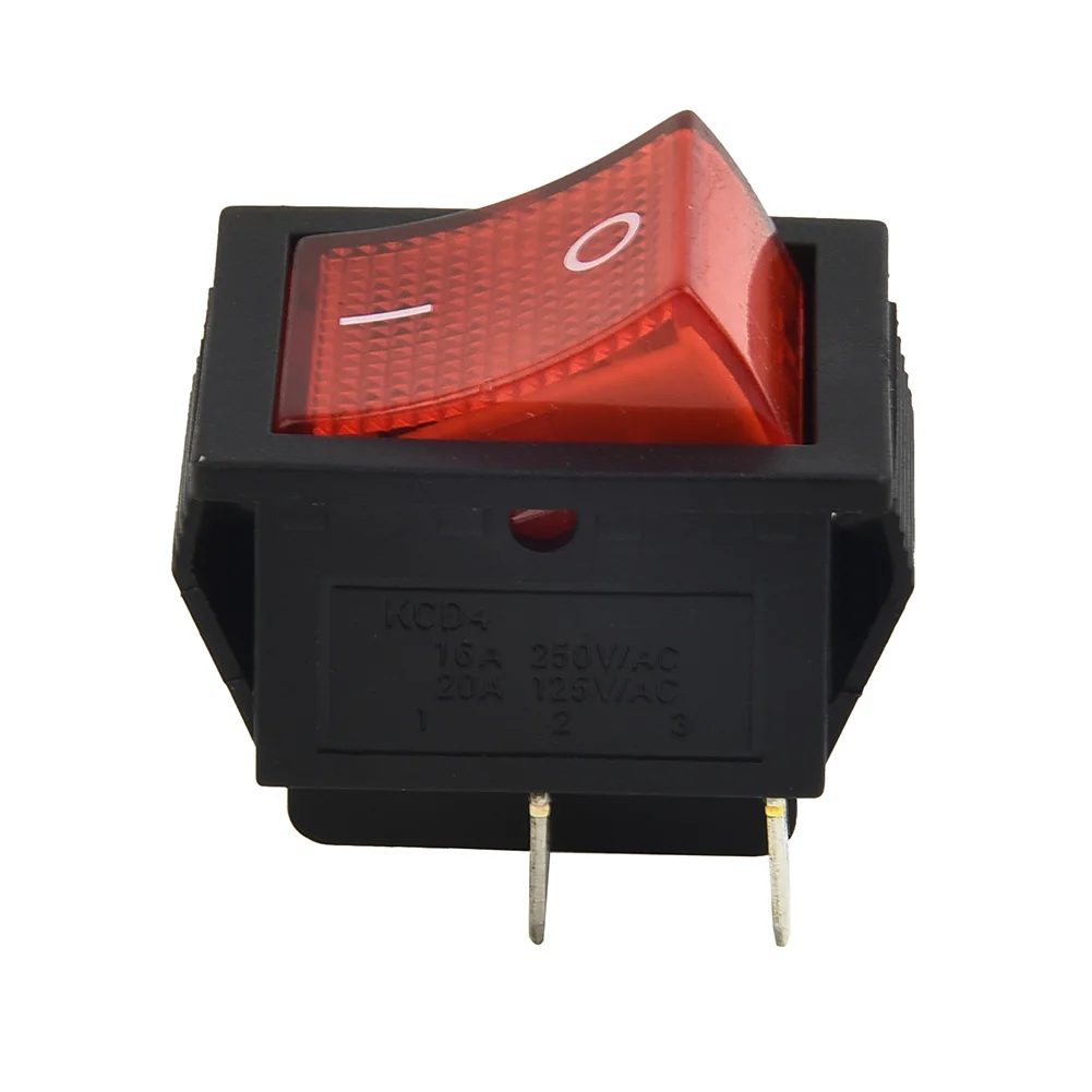 10Pcs Red Light 4 Pin DPST ON/OFF Rocker Switch KCD4 15A/250V 20A/125V Electric Boat Switches For Control Electrical Instruments
10Pcs Red Light 4 Pin DPST ON/OFF Rocker Switch KCD4 15A/250V 20A/125V Electric Boat Switches For Control Electrical Instruments