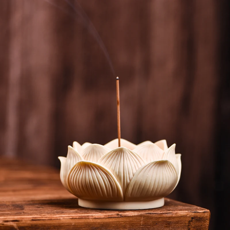 Incense burner household indoor creative lotus line offering tea ceremony sandalwood burner incense
Incense burner household indoor creative lotus line offering tea ceremony sandalwood burner incense