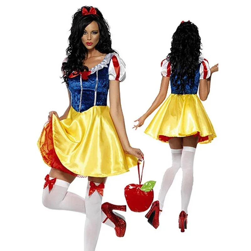 Lady White Snow Costume Classic Fairy Tale Princess Clubwear Roleplay Cosplay Fancy Party Dress Carnival Halloween
Lady White Snow Costume Classic Fairy Tale Princess Clubwear Roleplay Cosplay Fancy Party Dress Carnival Halloween