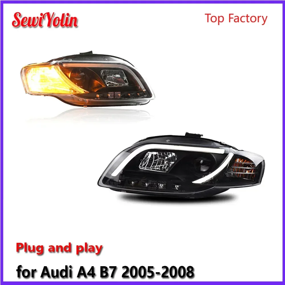 Car LED Headlight Light Assemblies For Audi A4 B7 2005-2008 Auto Fog DRL Brake Turn Signal Lamp Plug And Play
Car LED Headlight Light Assemblies For Audi A4 B7 2005-2008 Auto Fog DRL Brake Turn Signal Lamp Plug And Play