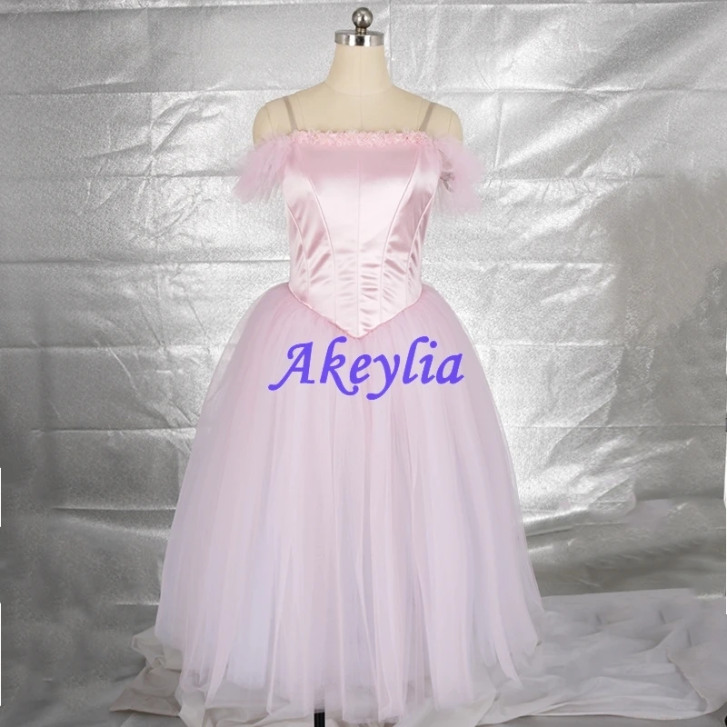 Akeylia Pale pink Romantic Ballet tutu Off Shoulder Fairy Dall girl Professional competition Ballerina Long tulle dress JNBL147D
Akeylia Pale pink Romantic Ballet tutu Off Shoulder Fairy Dall girl Professional competition Ballerina Long tulle dress JNBL147D