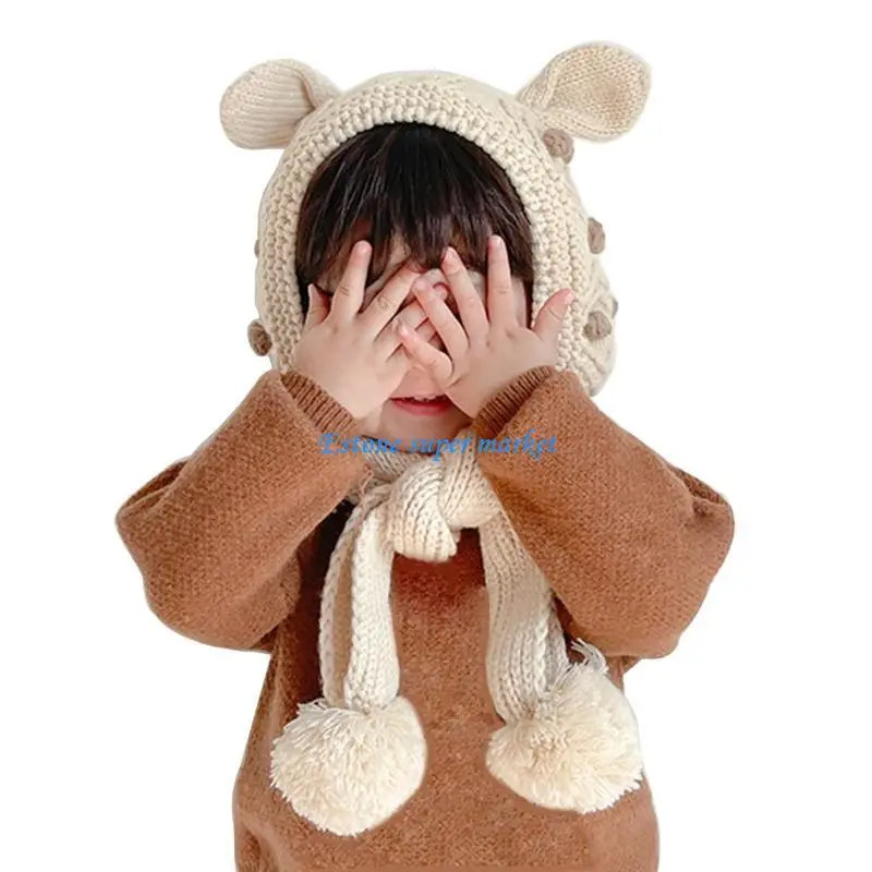 090B Pieces Winter Warm Hat Scarf Color Cartoon Animal Neckerchief Beanie
090B Pieces Winter Warm Hat Scarf Color Cartoon Animal Neckerchief Beanie