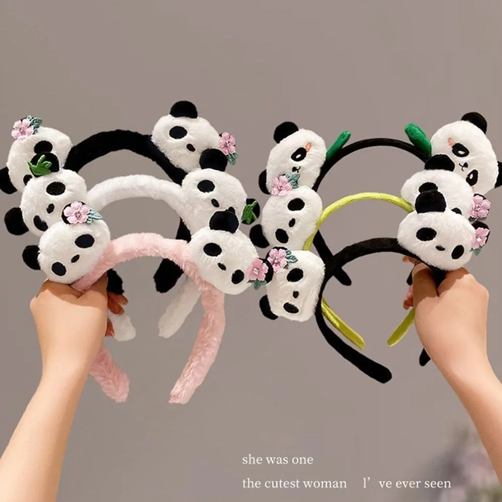 Sweet Chinese Style Panda Headband Zoo Hair Clip Hairbands Cartoon Hair Band Cute Hair Accessories Plush Doll Hair Hoop Children
Sweet Chinese Style Panda Headband Zoo Hair Clip Hairbands Cartoon Hair Band Cute Hair Accessories Plush Doll Hair Hoop Children