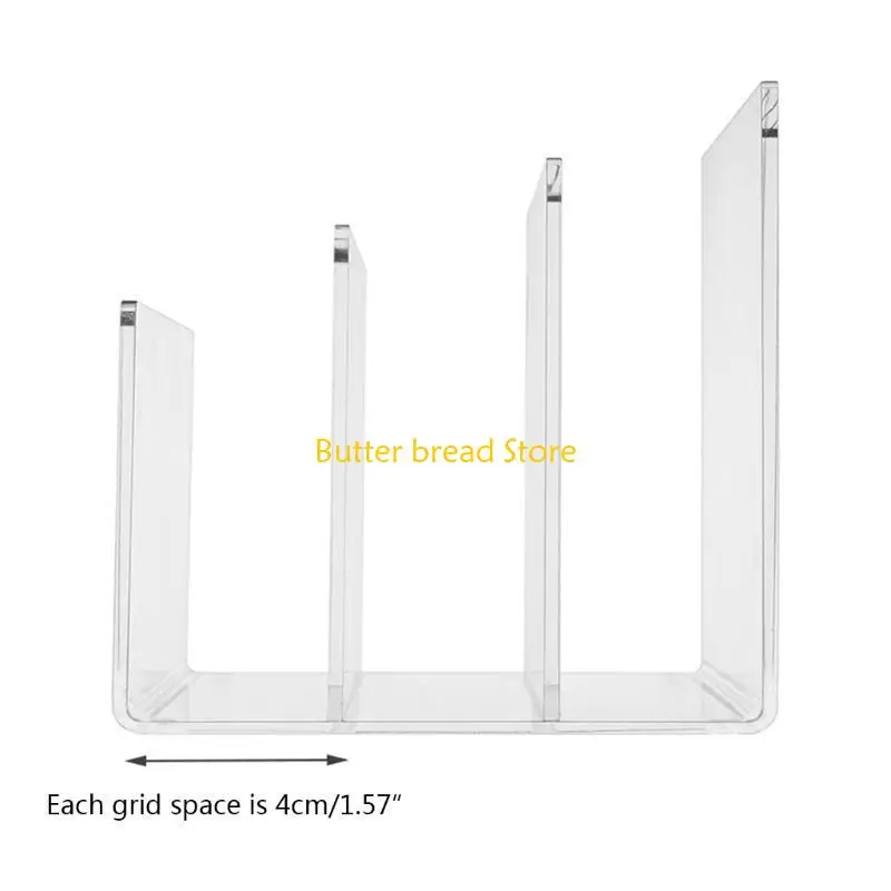 W89C Pack of 1 Clear Thicken Acrylic Bookend for Creative Multi-grids Cosmetics Organ
W89C Pack of 1 Clear Thicken Acrylic Bookend for Creative Multi-grids Cosmetics Organ