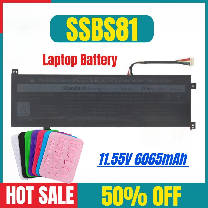 11.55V 6065mAh for Mechanical Revolution F6RS-5BB6U 16HDS-7BB6U SSBS81 Laptop Battery
11.55V 6065mAh for Mechanical Revolution F6RS-5BB6U 16HDS-7BB6U SSBS81 Laptop Battery