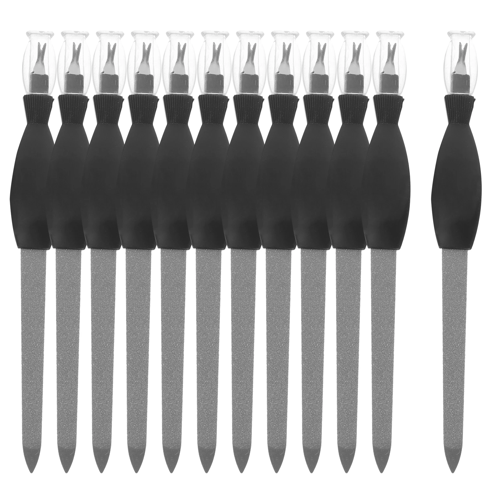 12 Pcs Nail File Dead Skin Fork Manicure Tools Trimmer Stainless Steel Pusher Fingernail Small Files Cuticle Remover
12 Pcs Nail File Dead Skin Fork Manicure Tools Trimmer Stainless Steel Pusher Fingernail Small Files Cuticle Remover