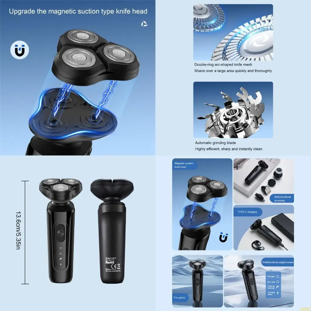A0NC USB перезаряжаемые электрические бритвы с плавающими головками для повседневного ухода за бритвенным устройством с для для
A0NC USB перезаряжаемые электрические бритвы с плавающими головками для повседневного ухода за бритвенным устройством с для для