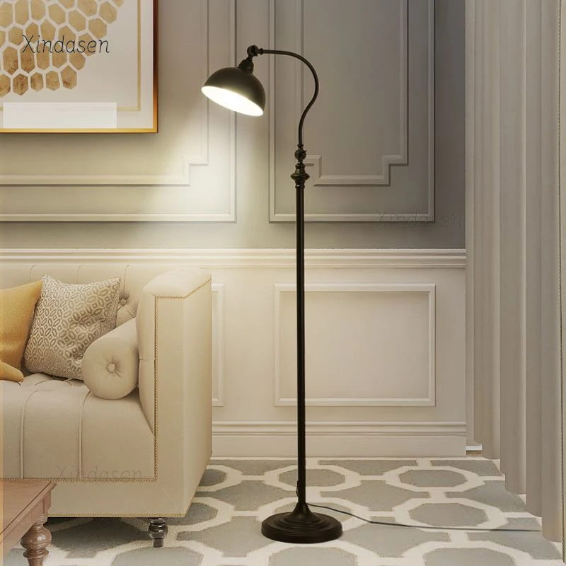 Nordic Black Led Floor Lamp Vintage Retro Metal Floor Light Bedroom Bedside Living Room Sofa Reading Table Standing Lamp торшер
Nordic Black Led Floor Lamp Vintage Retro Metal Floor Light Bedroom Bedside Living Room Sofa Reading Table Standing Lamp торшер