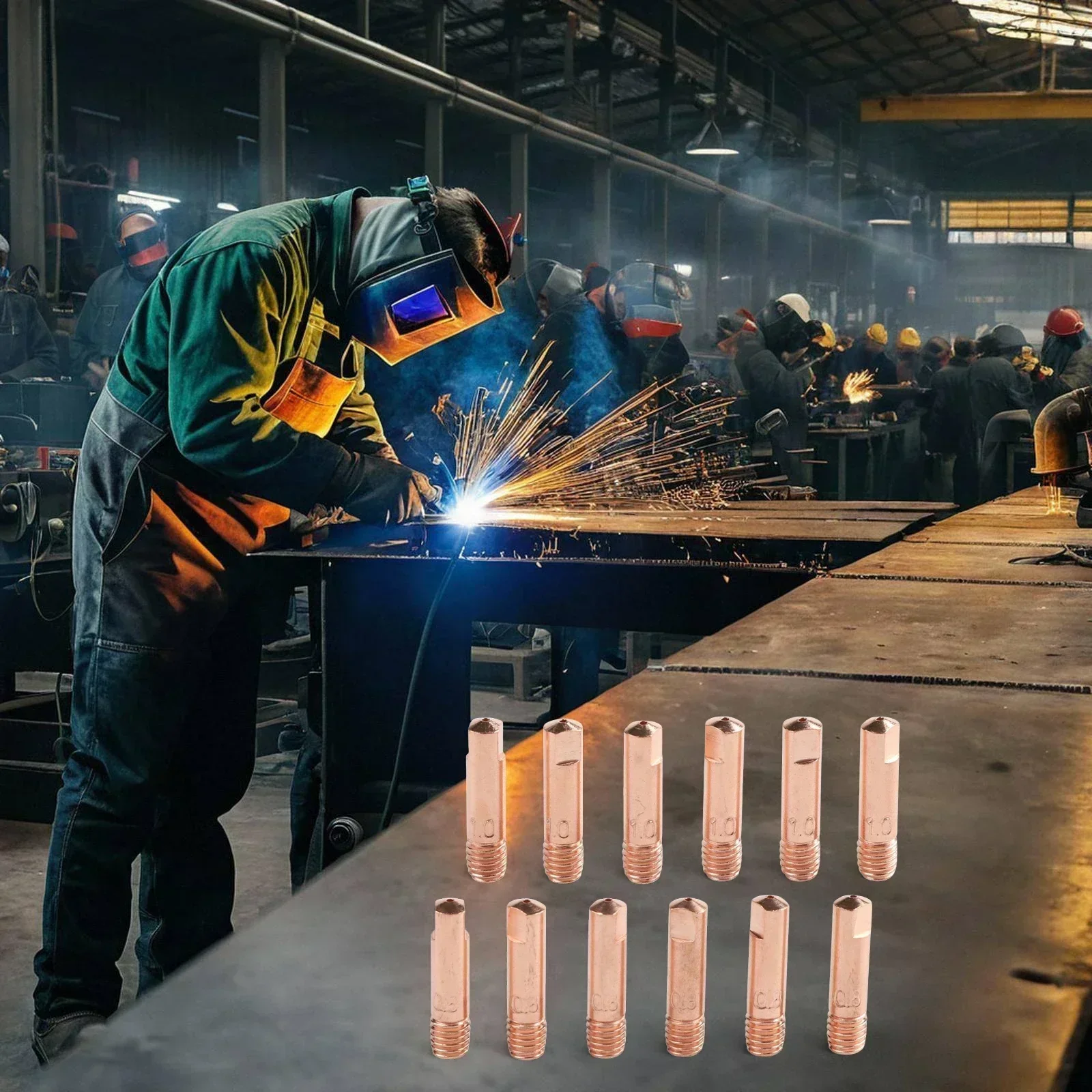 Welding Accessories Copper Contact Tips Electric Conductivity Contact Tips User Friendly Design Wear Resistant Material
Welding Accessories Copper Contact Tips Electric Conductivity Contact Tips User Friendly Design Wear Resistant Material