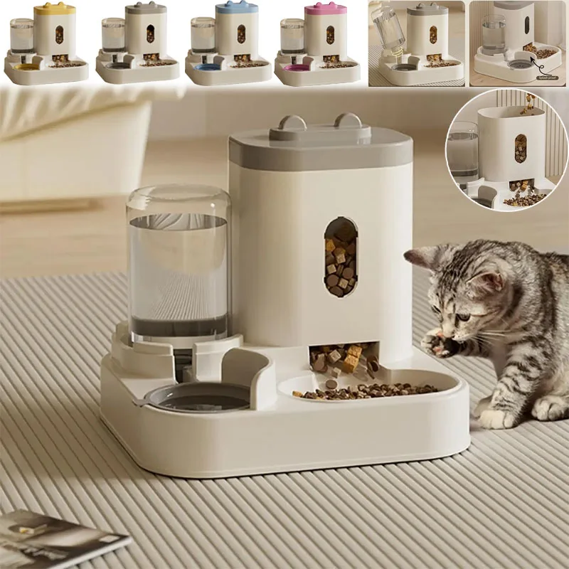 New Automatic Cat Feeding and Water Dispenser Automatic Feeder Water Troughs Anti splash Multifunctional For Drinker Accessories
New Automatic Cat Feeding and Water Dispenser Automatic Feeder Water Troughs Anti splash Multifunctional For Drinker Accessories