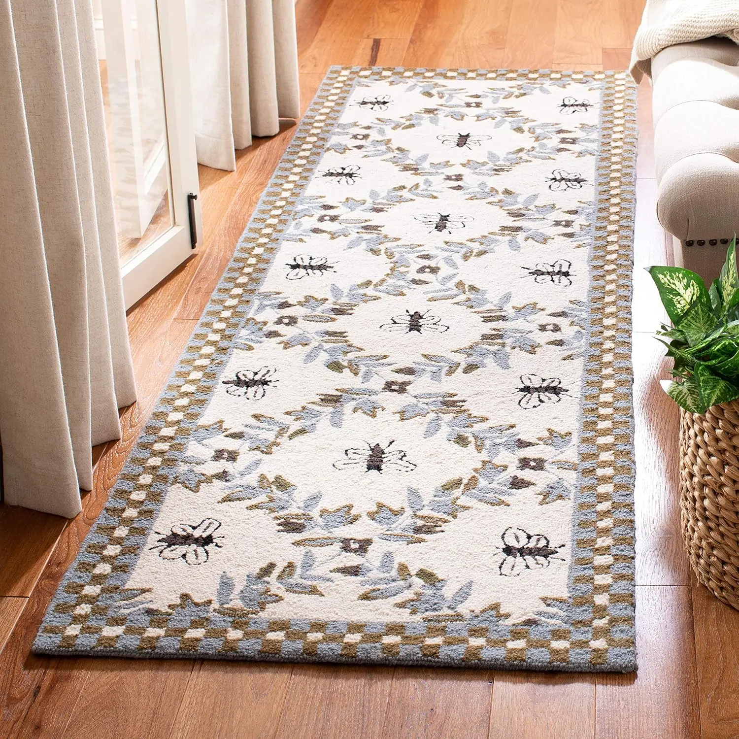 Коврик Chelsea Collection Runner — 2 фута 6 дюймов X 10 дюймов, цвет слоновой кости и голубой, французская шерсть с крючком, я для больших дорожных зон
Коврик Chelsea Collection Runner — 2 фута 6 дюймов X 10 дюймов, цвет слоновой кости и голубой, французская шерсть с крючком, я для больших дорожных зон
