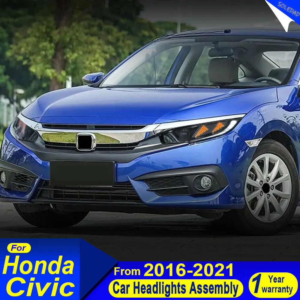 For Honda Civic 10th Headlight 2016-2021 LED Projetor head Lamp Daytime Running Light headlights Assembly Accessories
For Honda Civic 10th Headlight 2016-2021 LED Projetor head Lamp Daytime Running Light headlights Assembly Accessories
