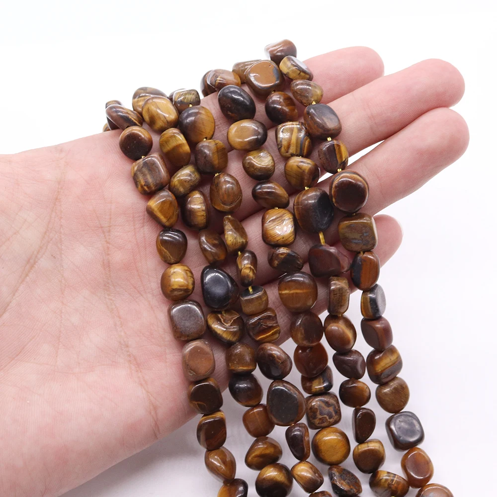 Irregular Natural Tiger Eye Stone Beads Straight Hole Loose Beads for Needlework DIY Necklace Bracelet Craft Gift Accessories
Irregular Natural Tiger Eye Stone Beads Straight Hole Loose Beads for Needlework DIY Necklace Bracelet Craft Gift Accessories
