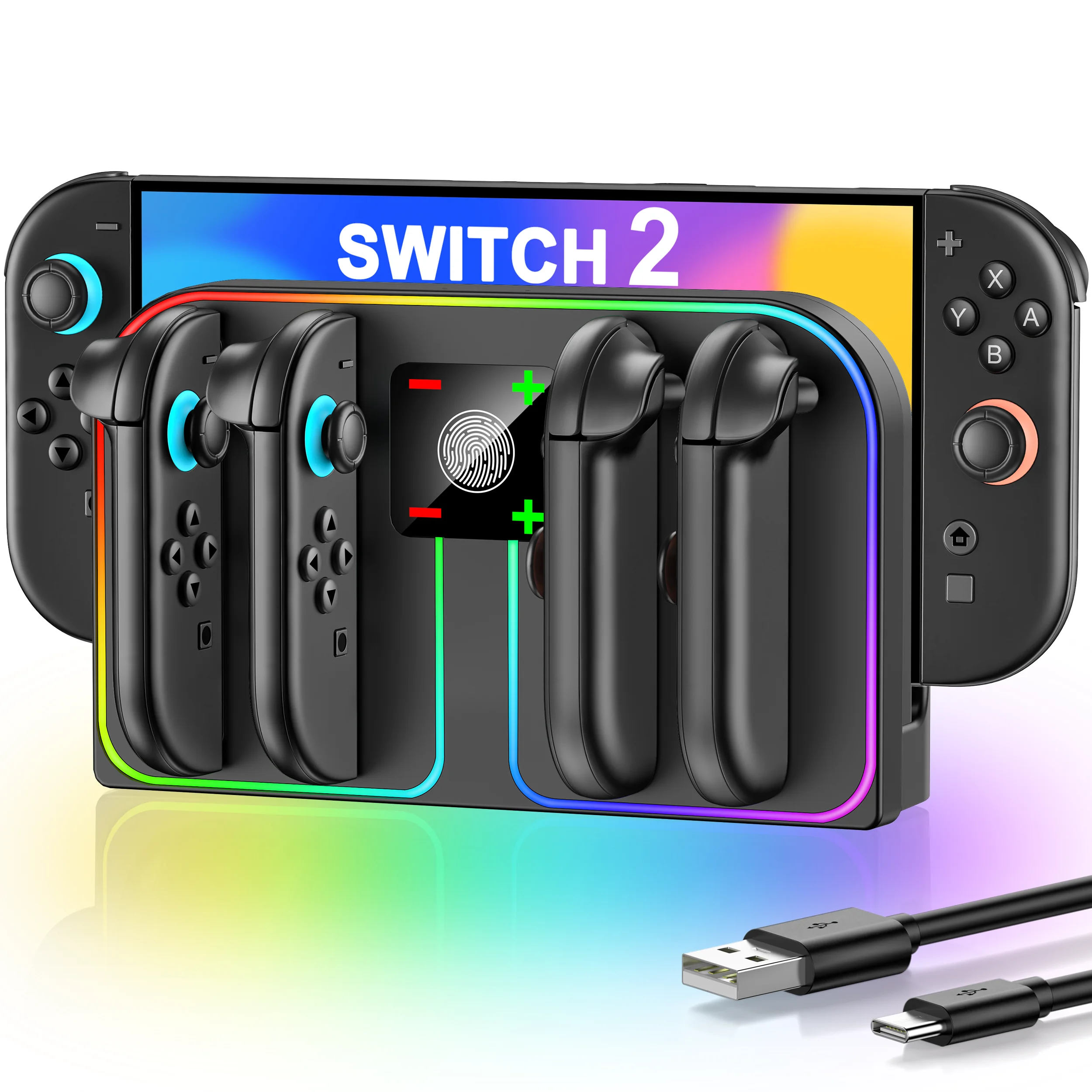 BEBONCOOL JCC50 Настенное зарядное устройство Контроллер Зарядная подставка для Switch2 Удобное хранилище аксессуаров для геймпада
BEBONCOOL JCC50 Настенное зарядное устройство Контроллер Зарядная подставка для Switch2 Удобное хранилище аксессуаров для геймпада