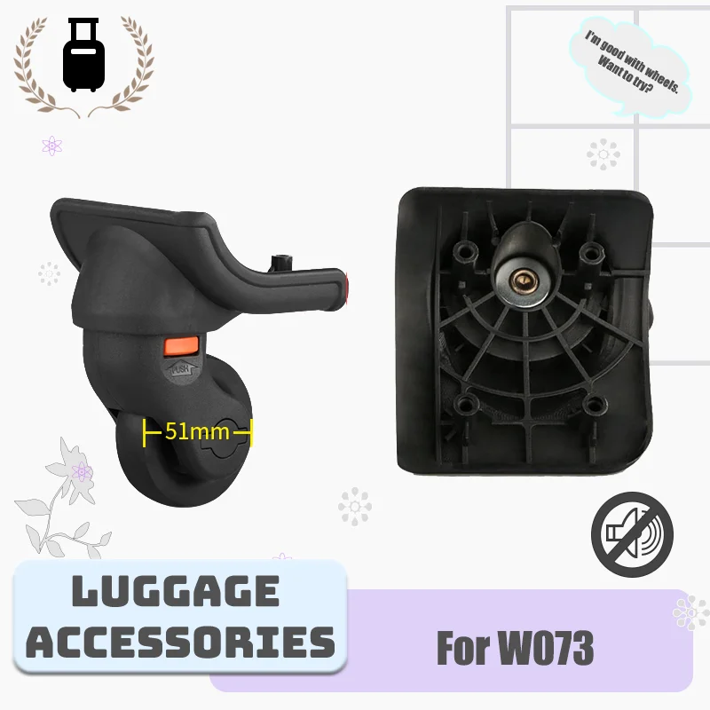For W073 Luggage-Specific Replacement Wheel Set Ultra-Quiet Anti-Slip Wear-Resistant Rubber Easy Installation Tool Kit
For W073 Luggage-Specific Replacement Wheel Set Ultra-Quiet Anti-Slip Wear-Resistant Rubber Easy Installation Tool Kit