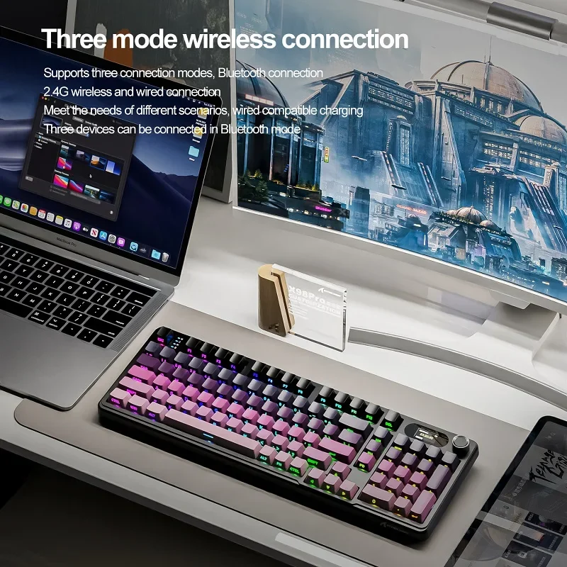 Hot Swappable Conflict Free Gasket Structure Games Office Attack Shark M86 Tri-Mode Side Engraved Mechanical Keyboard Full Key
Hot Swappable Conflict Free Gasket Structure Games Office Attack Shark M86 Tri-Mode Side Engraved Mechanical Keyboard Full Key