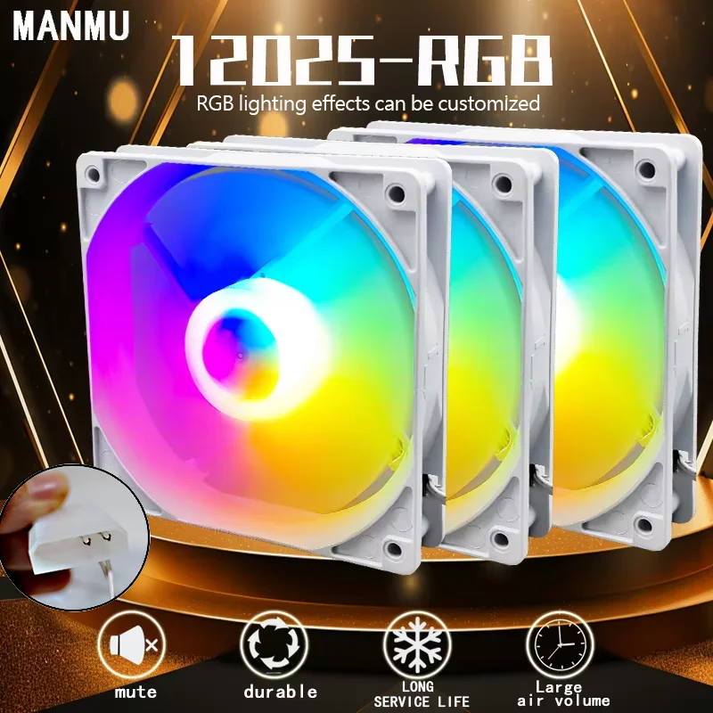 Manmu Big Promotion 120mm PC Case Fan RGB LED Computer Air Cooling Fans Gaming Cooler
Manmu Big Promotion 120mm PC Case Fan RGB LED Computer Air Cooling Fans Gaming Cooler