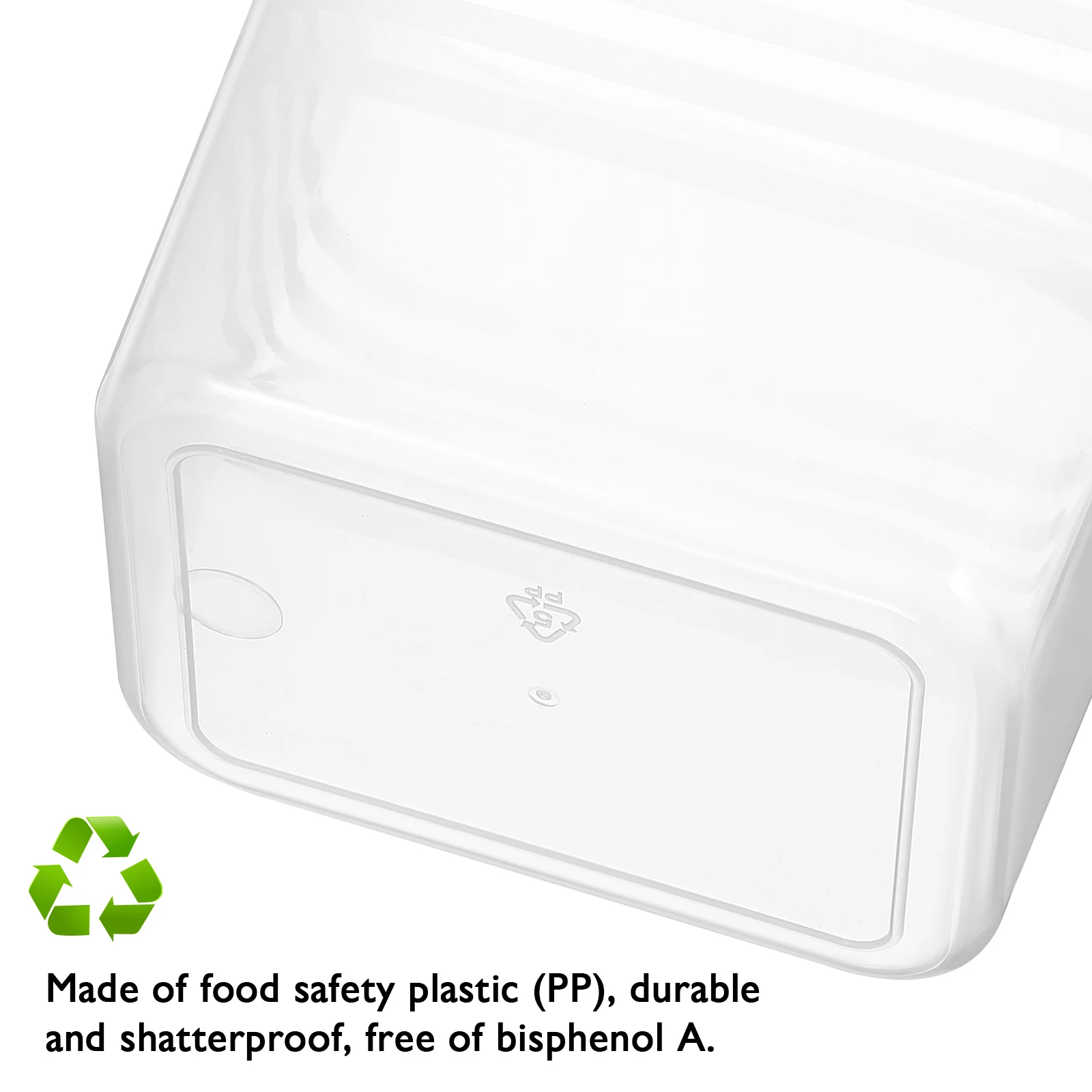 2pcs Clear Refrigerator Storage Boxes Food Grade Plastic Bins Kitchen Organizer Condiment Fresh Keeping Container Vegetable
2pcs Clear Refrigerator Storage Boxes Food Grade Plastic Bins Kitchen Organizer Condiment Fresh Keeping Container Vegetable