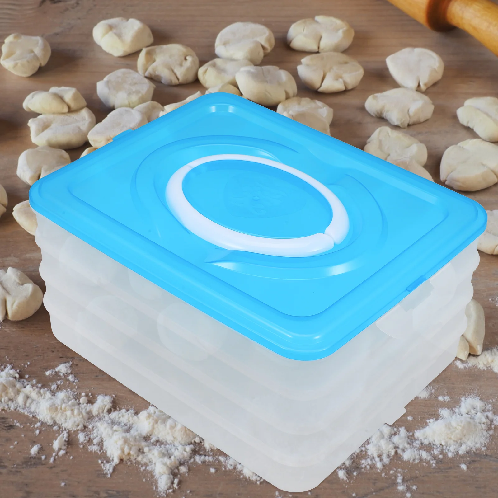 Food Storage Containers PP Material Microwave Safe Freezer Box Buckles Multi Layer Dumpling Organizer Separated Grid
Food Storage Containers PP Material Microwave Safe Freezer Box Buckles Multi Layer Dumpling Organizer Separated Grid