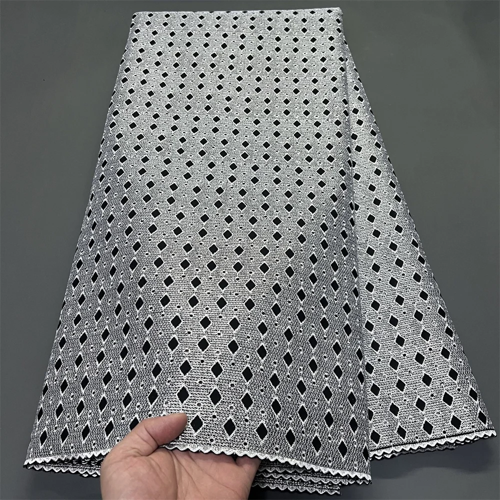 2026 African Nigerian Tulle Lace Fabric Sewing for Dress High Quality Damask polish luxe Cotton Pure Embroidery 5Yard hz1423
2026 African Nigerian Tulle Lace Fabric Sewing for Dress High Quality Damask polish luxe Cotton Pure Embroidery 5Yard hz1423