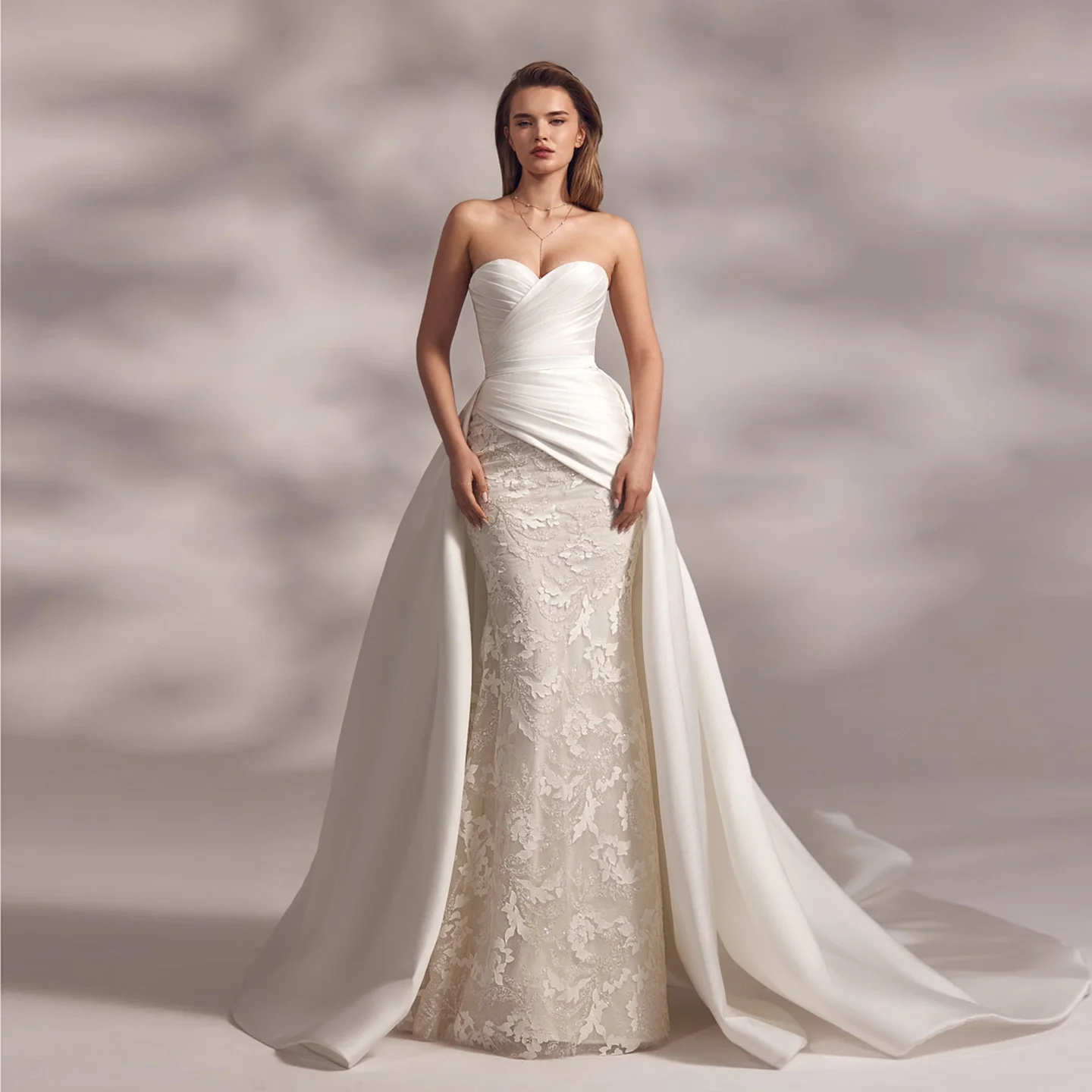 Sharon Said 2025 сексуальный корсет Off белое атласное свадебное платье элегантное со съемной верхней юбкой платье невесты-русалка SW259 по индивидуальному заказу
Sharon Said 2025 сексуальный корсет Off белое атласное свадебное платье элегантное со съемной верхней юбкой платье невесты-русалка SW259 по индивидуальному заказу