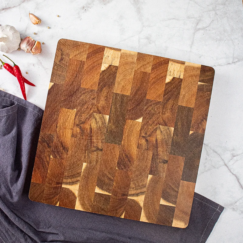 Square acacia wood cutting board solid wood cutting board multi-functional kitchen chopboard
Square acacia wood cutting board solid wood cutting board multi-functional kitchen chopboard