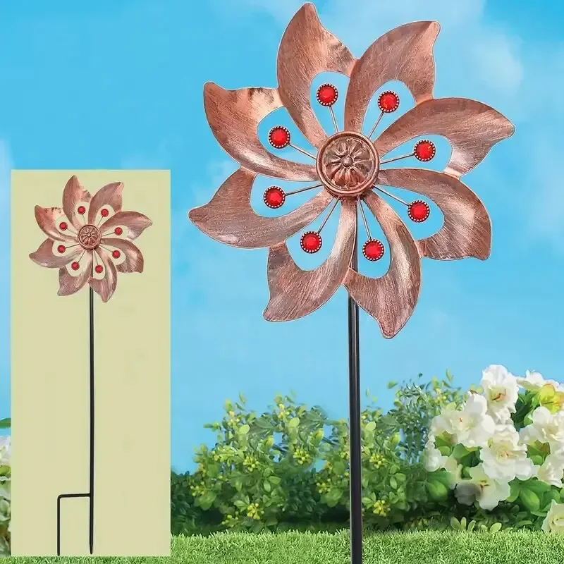Kinetic Wind Spinners Wind Catchers Spinner Outdoor Yard Patio Lawn Garden Dec Double Windmill Sculpture with Stable Metal Stake
Kinetic Wind Spinners Wind Catchers Spinner Outdoor Yard Patio Lawn Garden Dec Double Windmill Sculpture with Stable Metal Stake