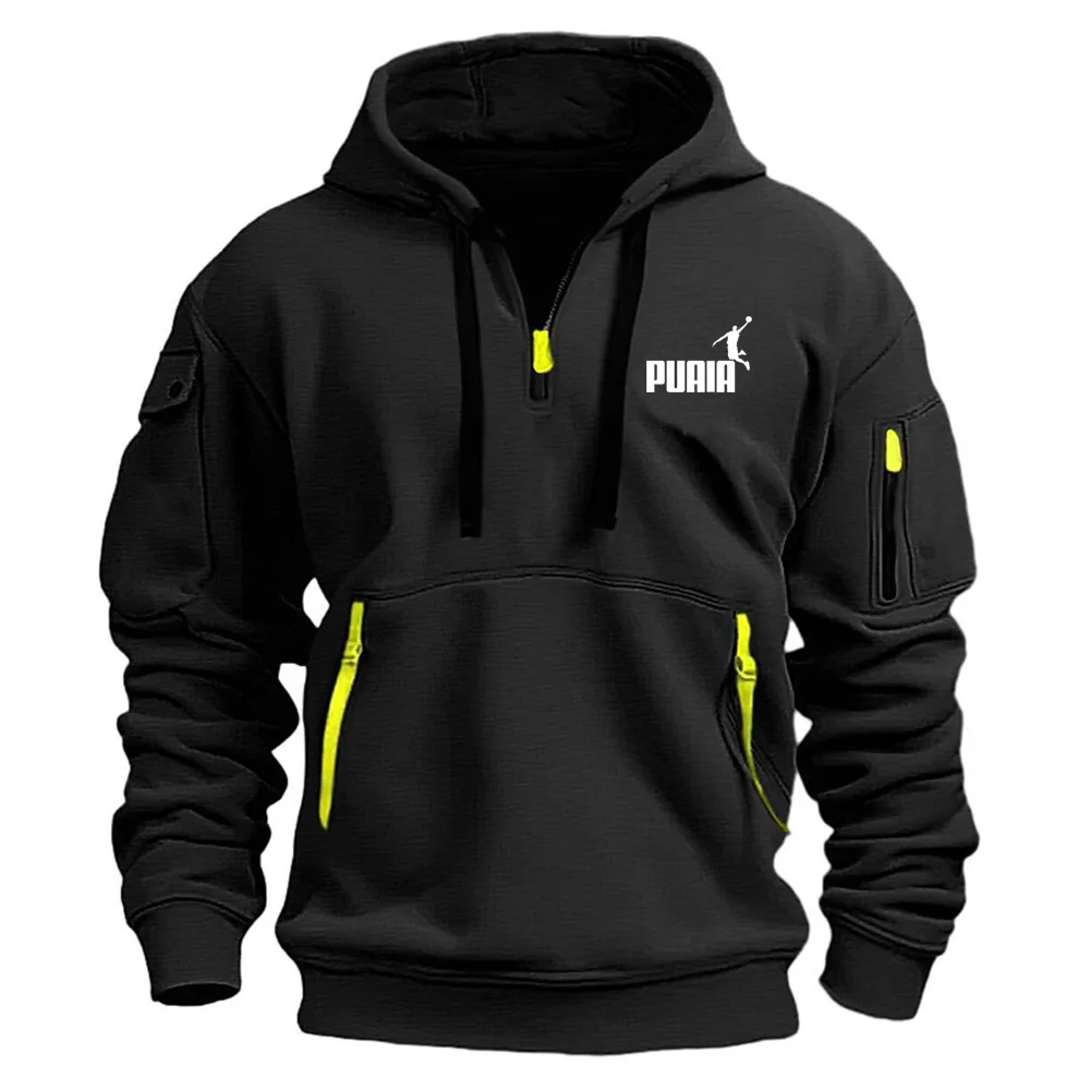 2024 Autumn/Winter New Men's Casual Multi Zipper Arm Pocket Hoodie Pullover Large Hoodie outdoor sport Hoodie
2024 Autumn/Winter New Men's Casual Multi Zipper Arm Pocket Hoodie Pullover Large Hoodie outdoor sport Hoodie