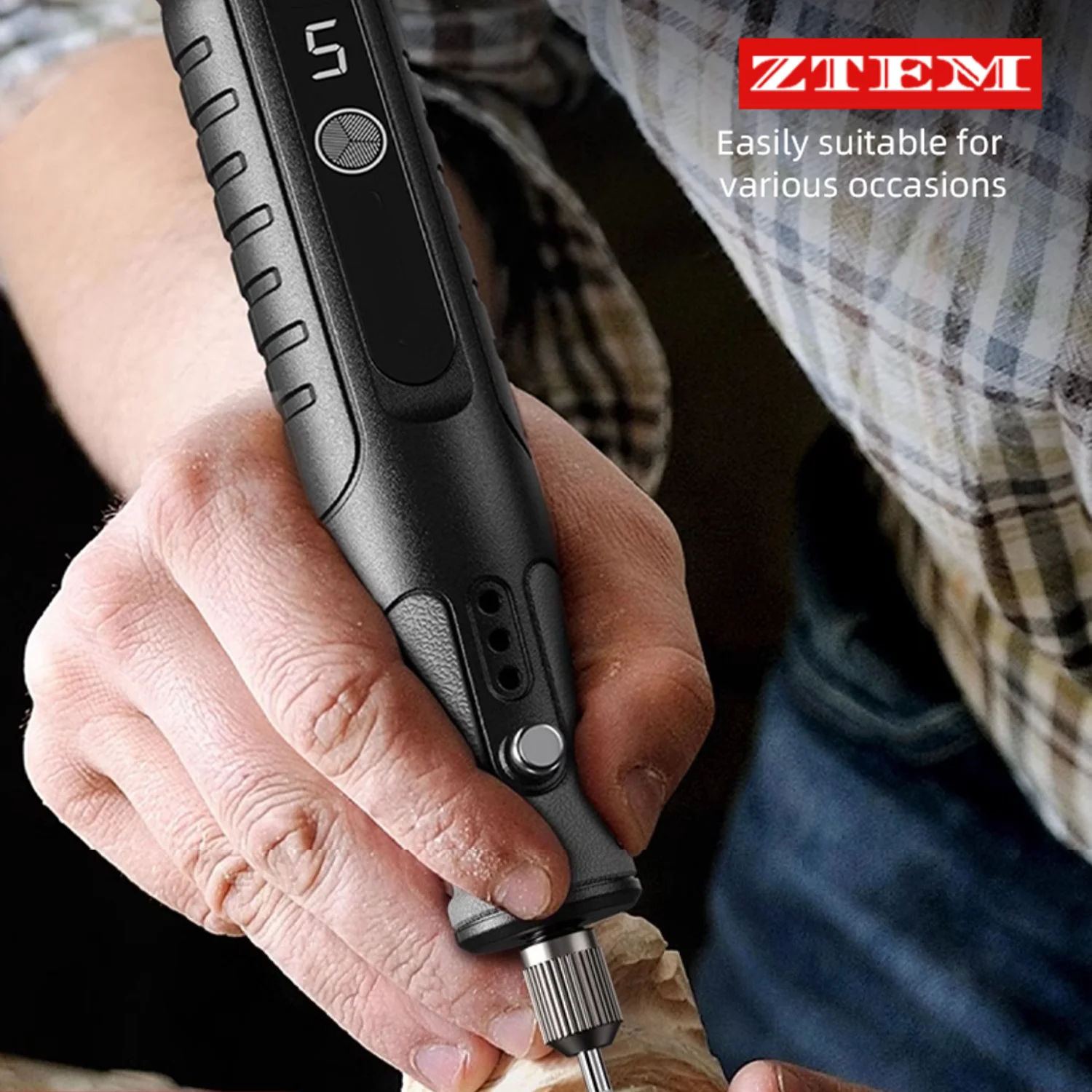 5-speed Regulation Mini Electric Screwdriver Polishing Carving Woodworking Drilling Machine for Jewelry and DIY Power Tool Sets
5-speed Regulation Mini Electric Screwdriver Polishing Carving Woodworking Drilling Machine for Jewelry and DIY Power Tool Sets