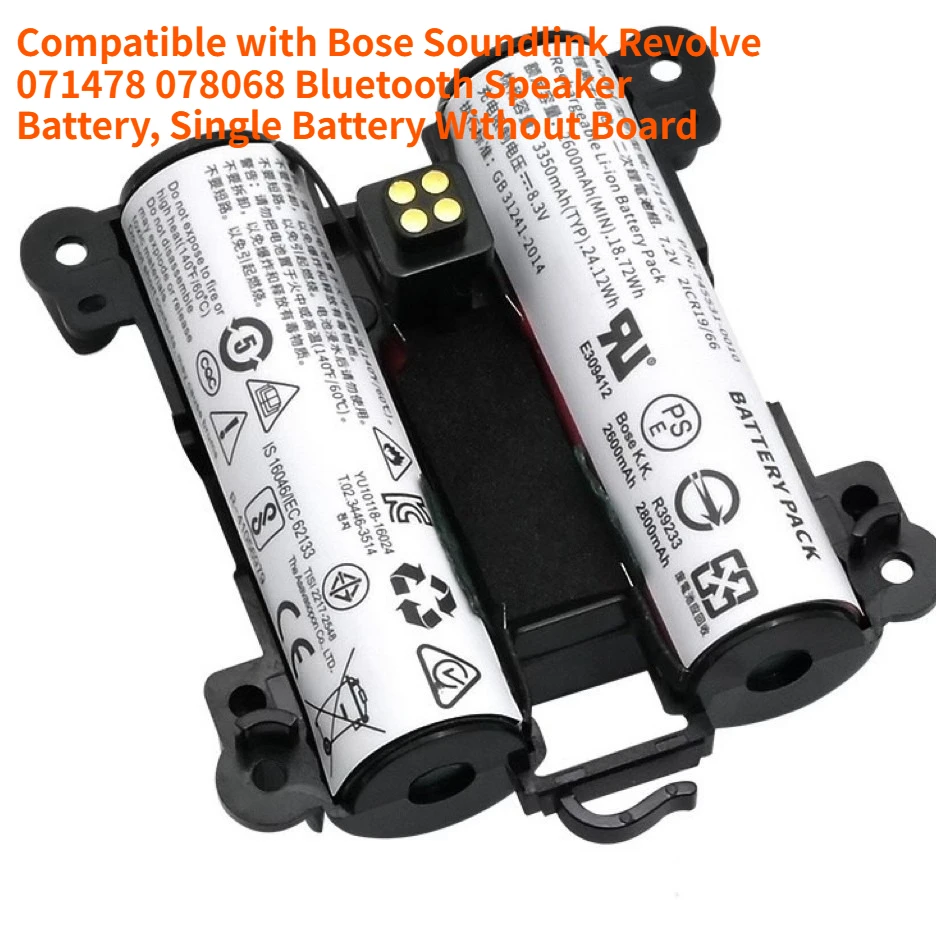 Совместим с Bluetooth-колонкой Bose Soundlink Revolve 071478 078068, одиночный аккумулятор без платы управления.
Совместим с Bluetooth-колонкой Bose Soundlink Revolve 071478 078068, одиночный аккумулятор без платы управления.