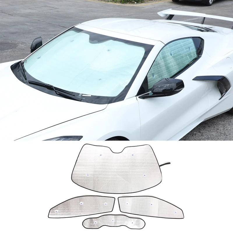Car Front Glass Sunshade For Chevrolet Corvette C8 Stringray Z51 Z06 2020-2023 Folding Windshield UV Block Trim Auto Part
Car Front Glass Sunshade For Chevrolet Corvette C8 Stringray Z51 Z06 2020-2023 Folding Windshield UV Block Trim Auto Part