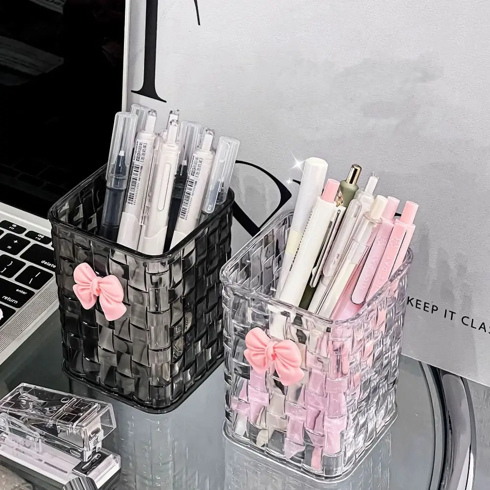 Acrylic Pen Holders Vine woven pattern Waterproof Cosmetics Storage Box Large Capacity Transparent Organizer Box Makeup Brush
Acrylic Pen Holders Vine woven pattern Waterproof Cosmetics Storage Box Large Capacity Transparent Organizer Box Makeup Brush